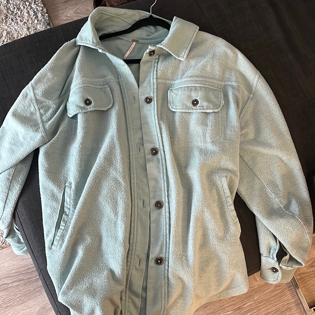 Free People Ruby Jacket In Mint Green